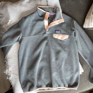 Patagonia Gray Synchilla Fleece Sweater